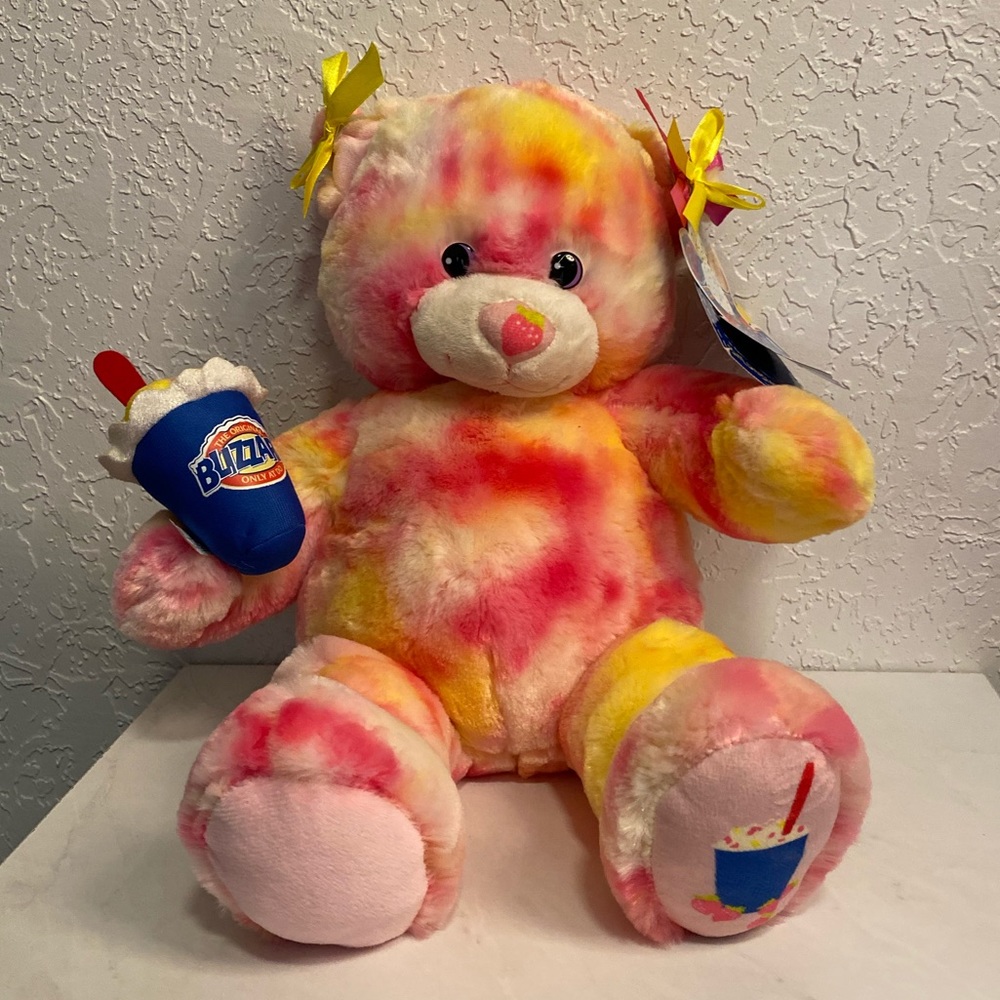 Build A Bear Strawberry Cheesecake Blizzard PLUSH